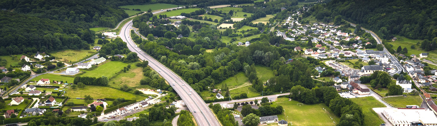 l'A13 du côté de Toutainville