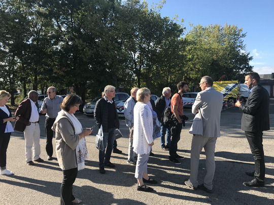 Visit of elected representatives to the Maintenance Centre in Gaillon (27) on 15/09/2018
