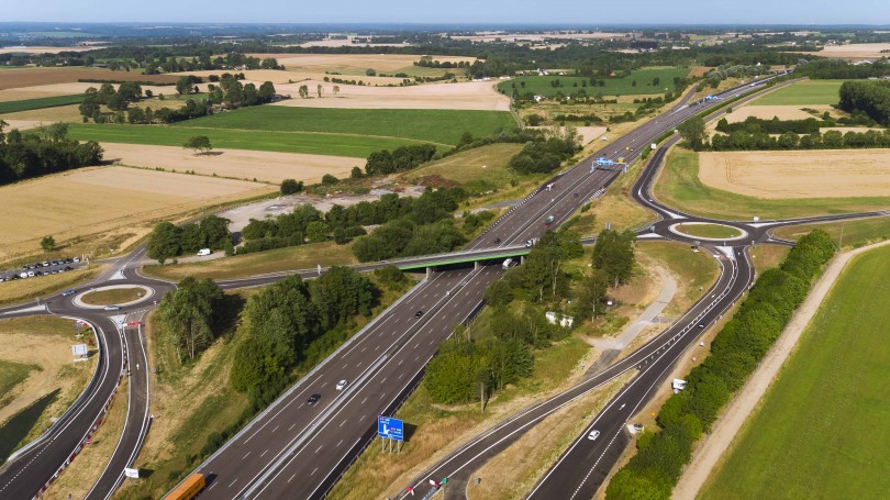 Echangeurs Bourneville - Toutainville - Autoroute A13