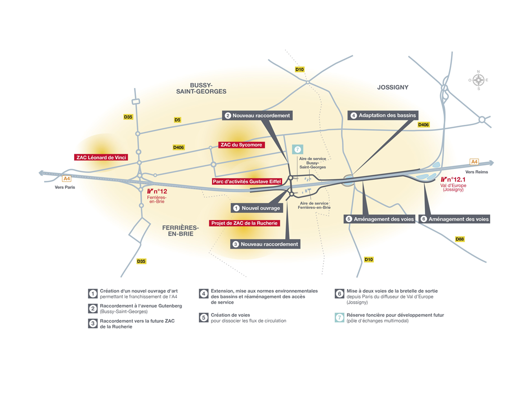 Carte shéma - légende sycomore