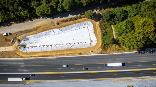 Élargissement à 2x3 voies de l'A13 entre Pont-l’Évêque et Dozulé