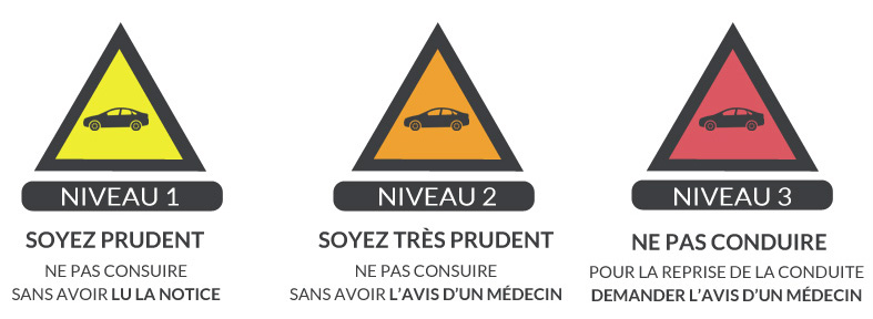 Driving and Medication Alert Pictograms - Sanef