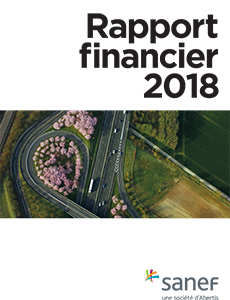 Couverture rapport financier Sanef 2018