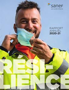 Couverture Rapport annuel 2020-2021 Groupe Sanef