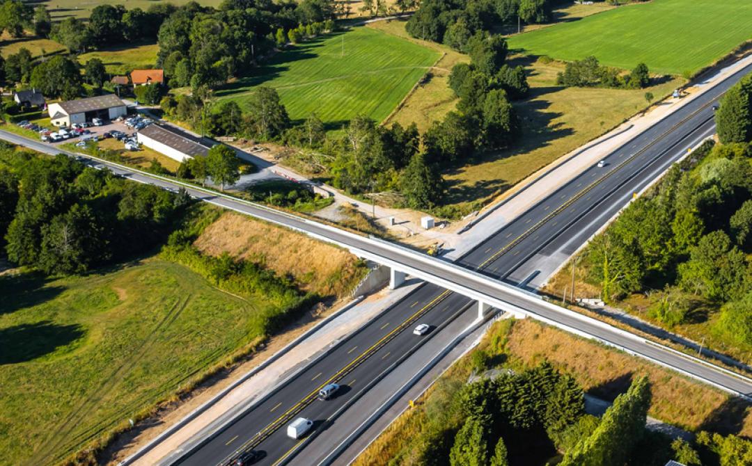 Élargissement à 2x3 voies de l'A13 entre Pont-l’Évêque et Dozulé