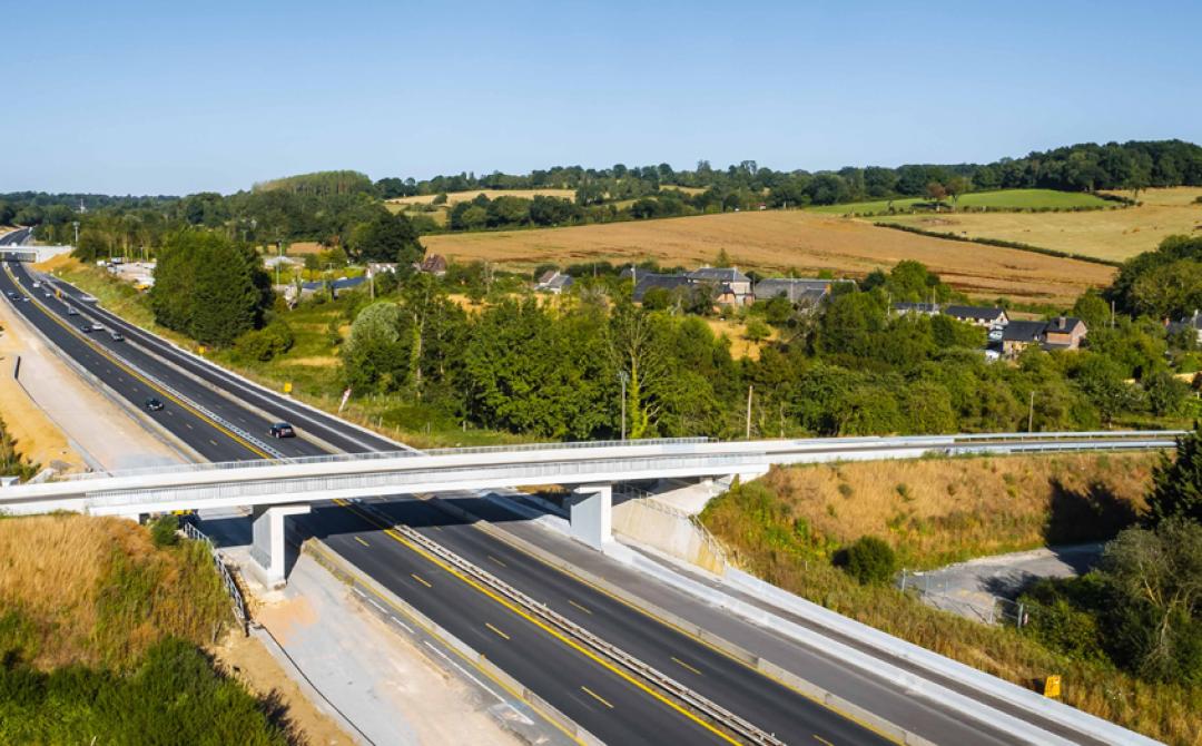 Élargissement à 2x3 voies de l'A13 entre Pont-l’Évêque et Dozulé