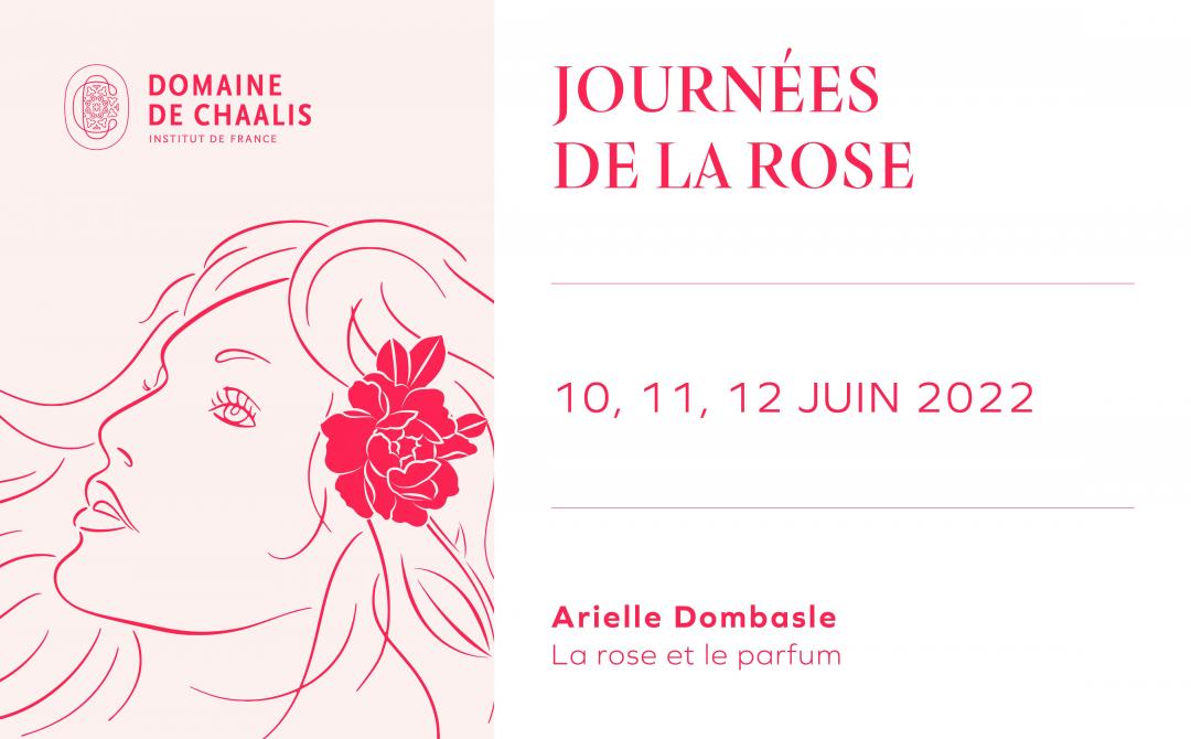 Affiche des Journées de la Rose au domaine de Chaalis