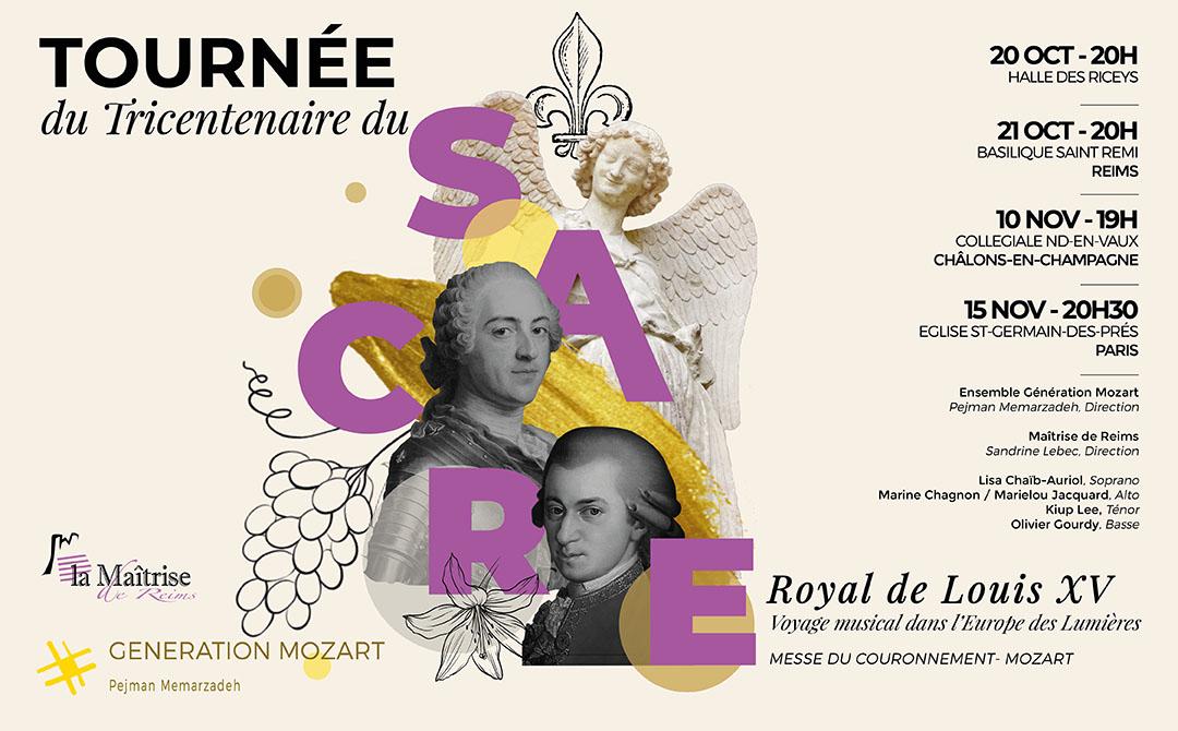 Génération Mozart – Tournée – Concerts Sacre de Louis XV