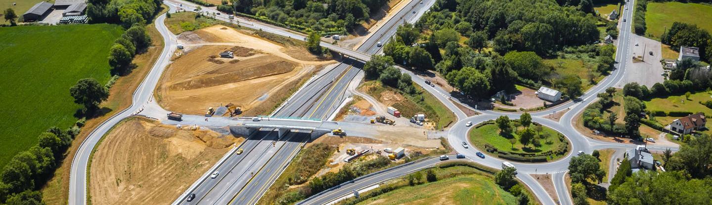 Élargissement à 2x3 voies de l'A13 entre Pont-l’Évêque et Dozulé