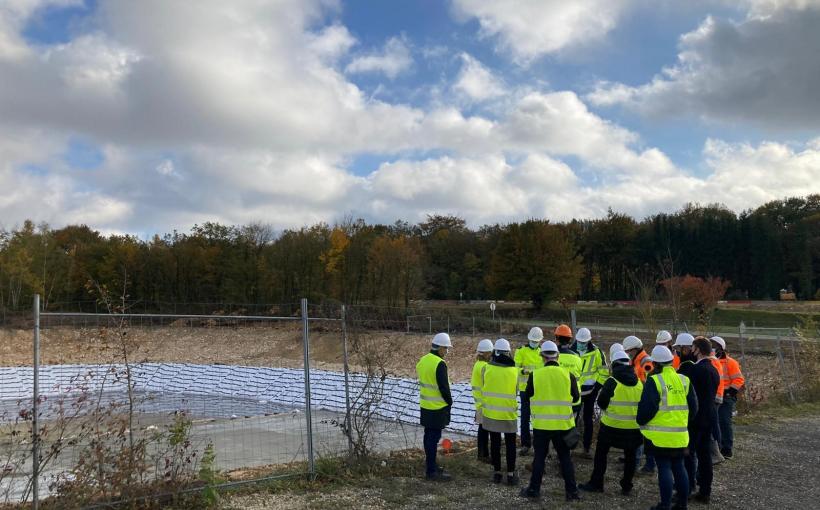 Visite du chantier avec élus & décideurs locaux