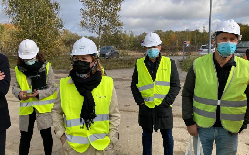 Visite du chantier avec élus & décideurs locaux