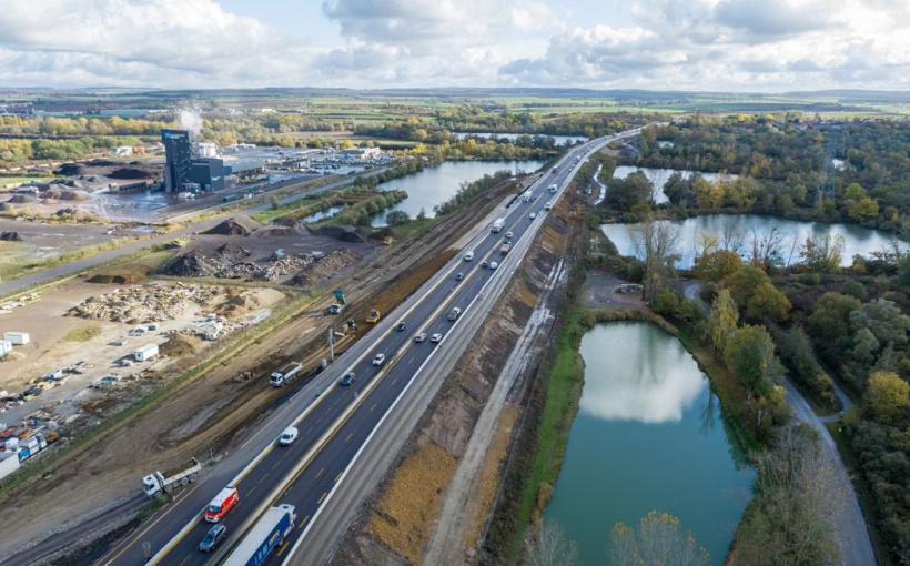 Section courante sens 1 comblement fossé stockeur Sud #1
