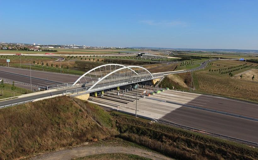 Le pont en arc de Thillois (A4) 