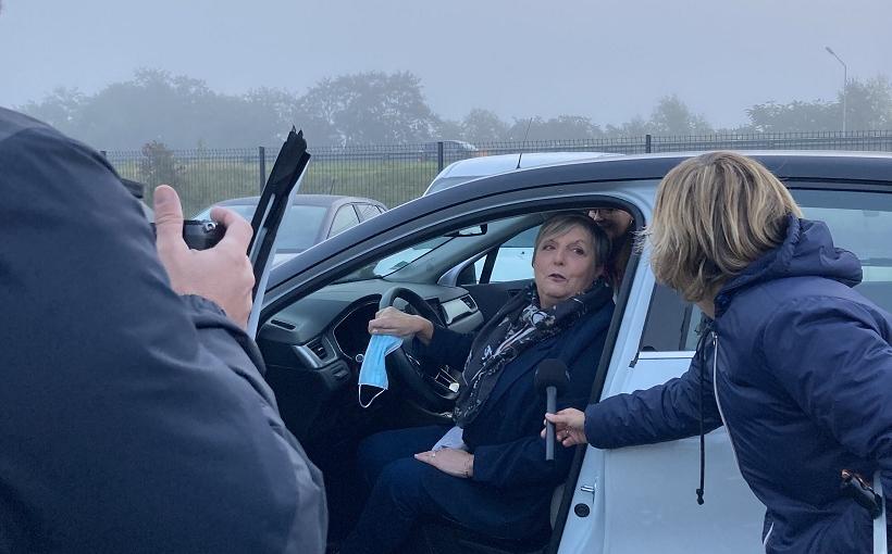 Evènement sur le parking de covoiturage de Fresnes A1